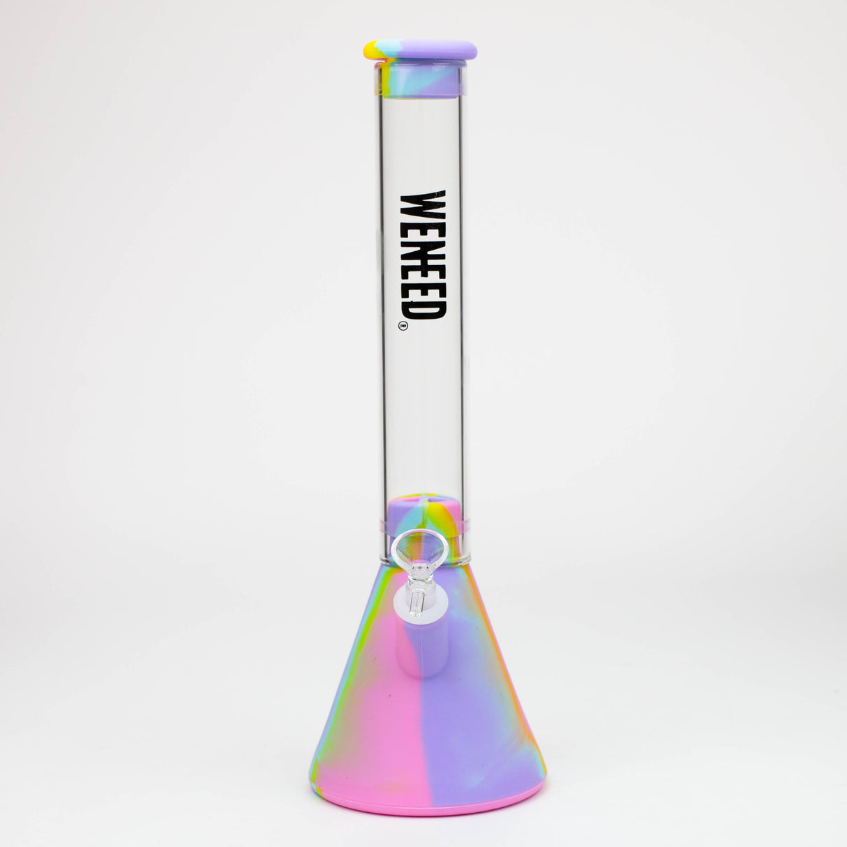 WENEED®- 12" Silicone Glass Beaker bong Resin · Silicone · Plastic Bong WENEED®