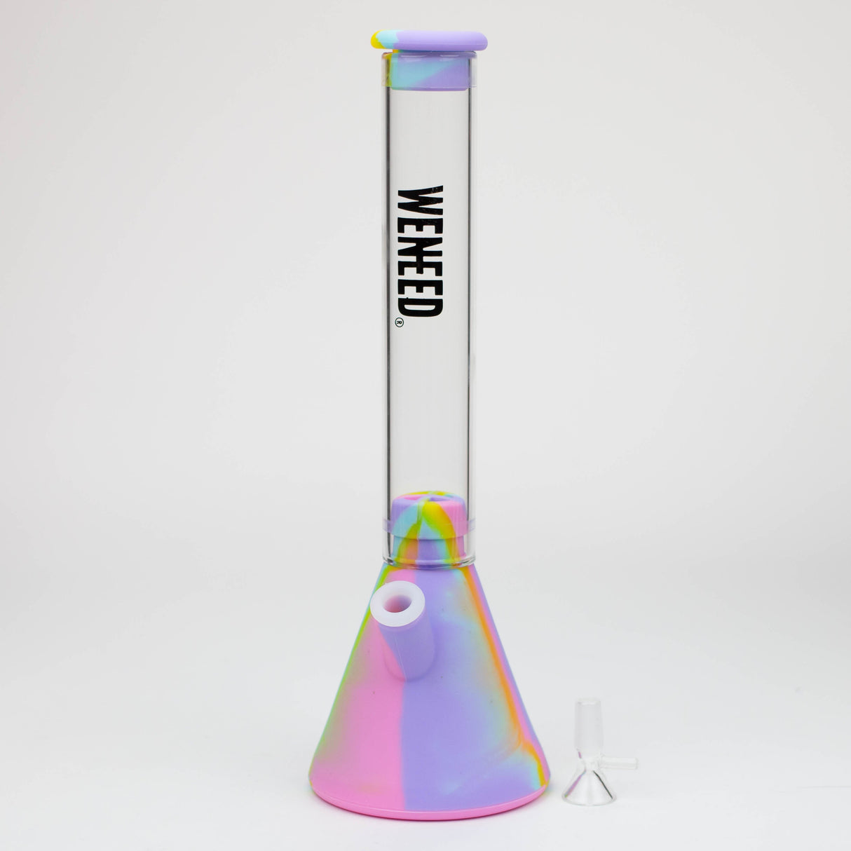 WENEED®- 12" Silicone Glass Beaker bong Resin · Silicone · Plastic Bong WENEED®