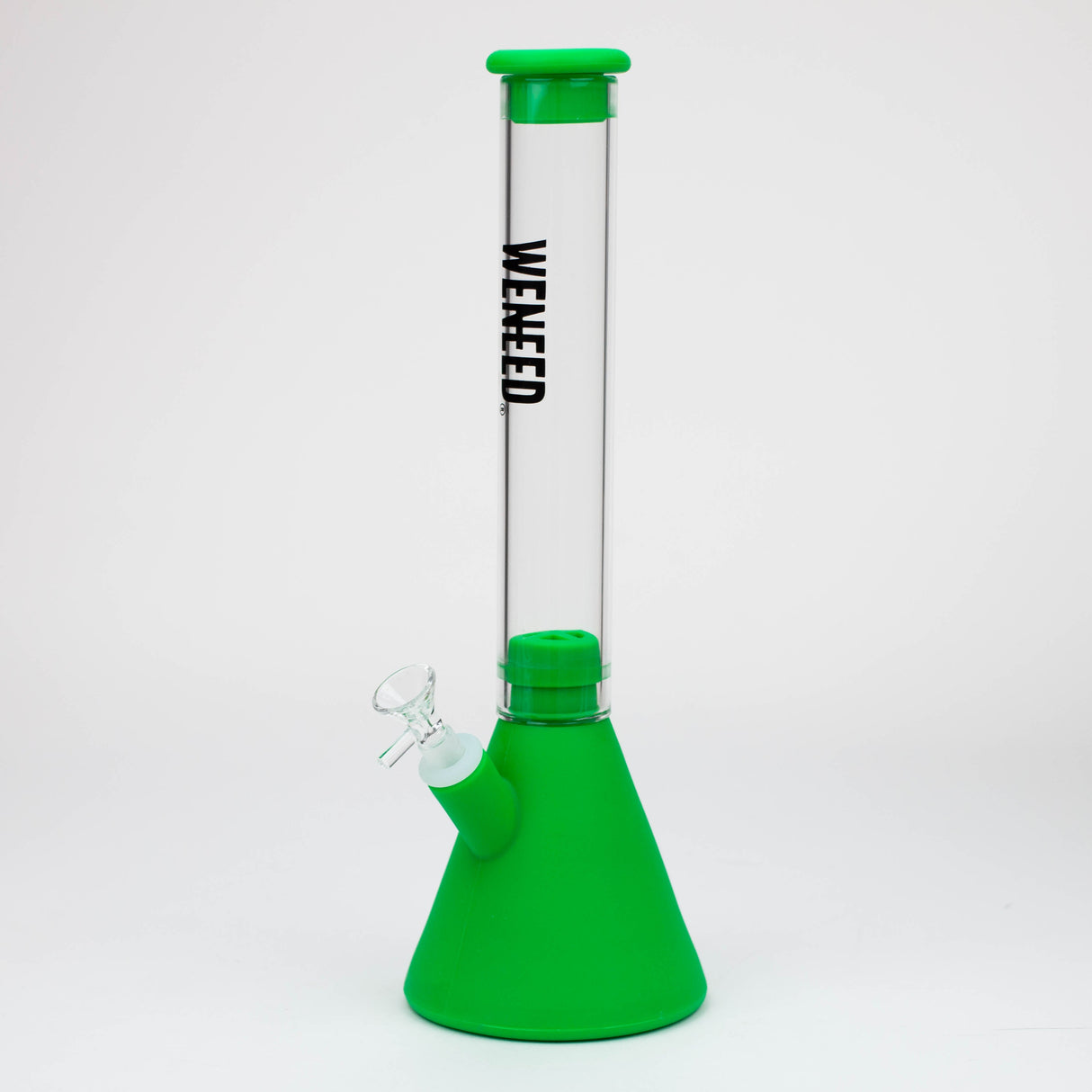 WENEED®- 12" Silicone Glass Beaker bong Resin · Silicone · Plastic Bong WENEED® Green