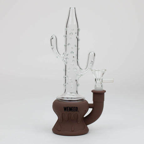WENEED®- 9" Silicone Cactus bong Resin · Silicone · Plastic Bong WENEED® Brown