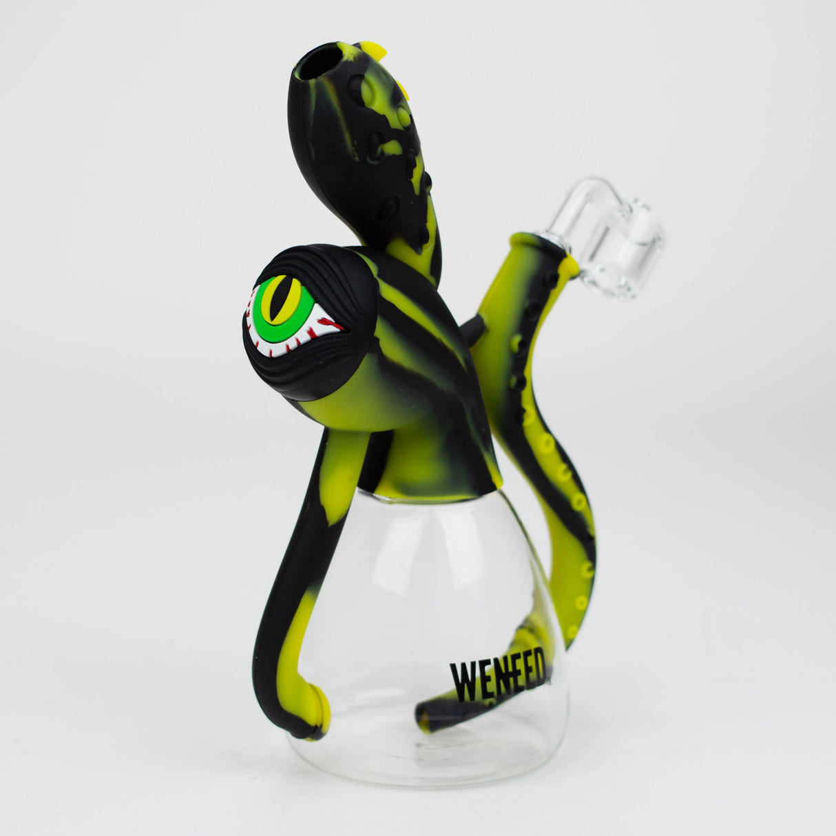 WENEED®- 9'' Silicone Squid Rig Resin · Silicone Rig WENEED® Black/Yellow