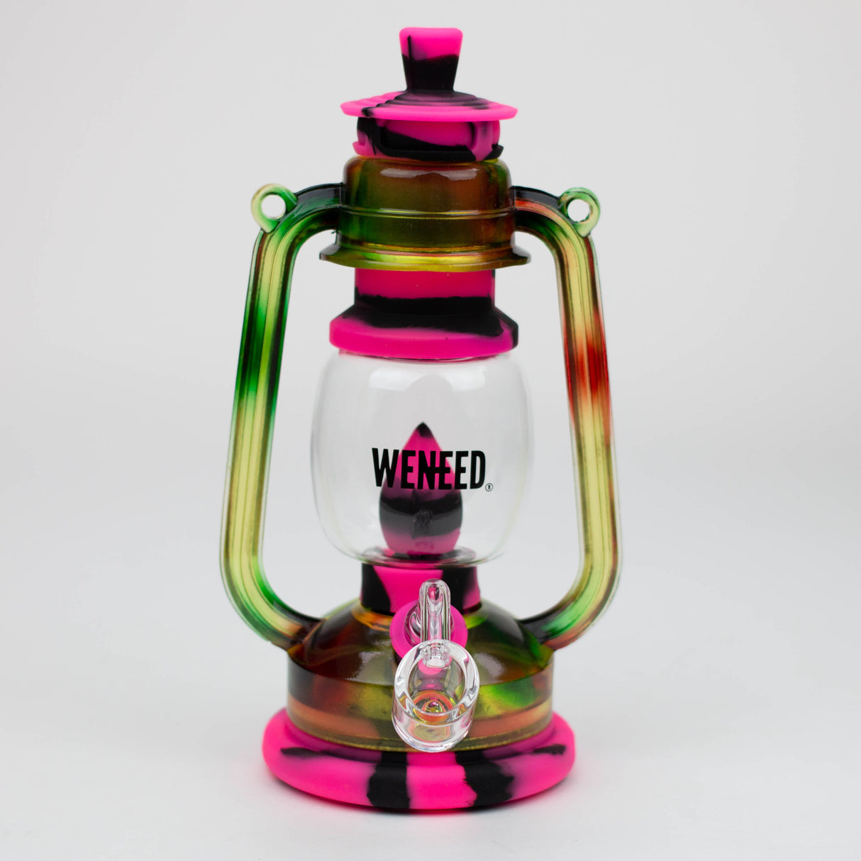 WENEED®- 10'' Silicone Barn Lantern Rig Resin · Silicone Rig WENEED® Black/Pink