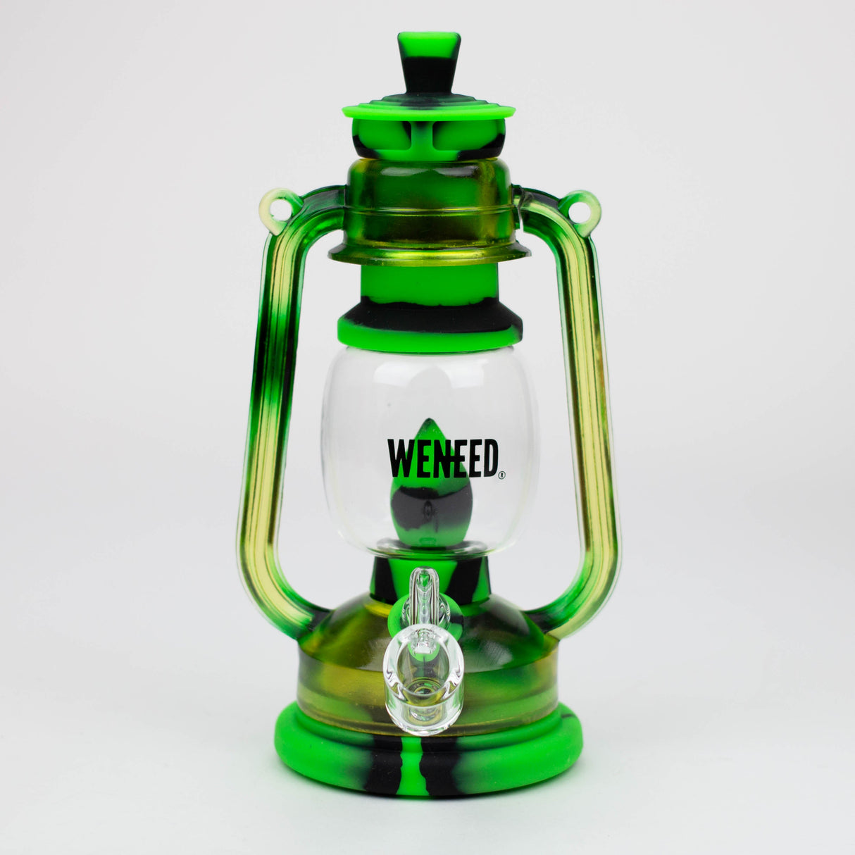 WENEED®- 10'' Silicone Barn Lantern Rig Resin · Silicone Rig WENEED® Green/Black