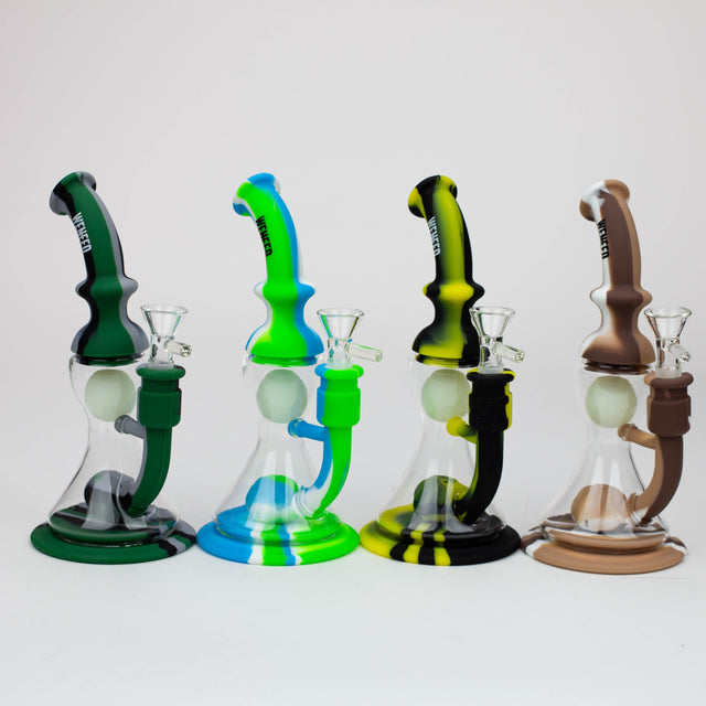 WENEED®- 9" Silicone Float Ball bong Resin · Silicone · Plastic Bong WENEED®
