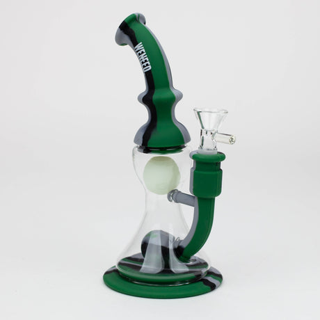 WENEED®- 9" Silicone Float Ball bong Resin · Silicone · Plastic Bong WENEED® Green/Grey