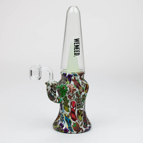 WENEED®- 10'' Silicone Grafiti Rig Resin · Silicone Rig WENEED® Brown