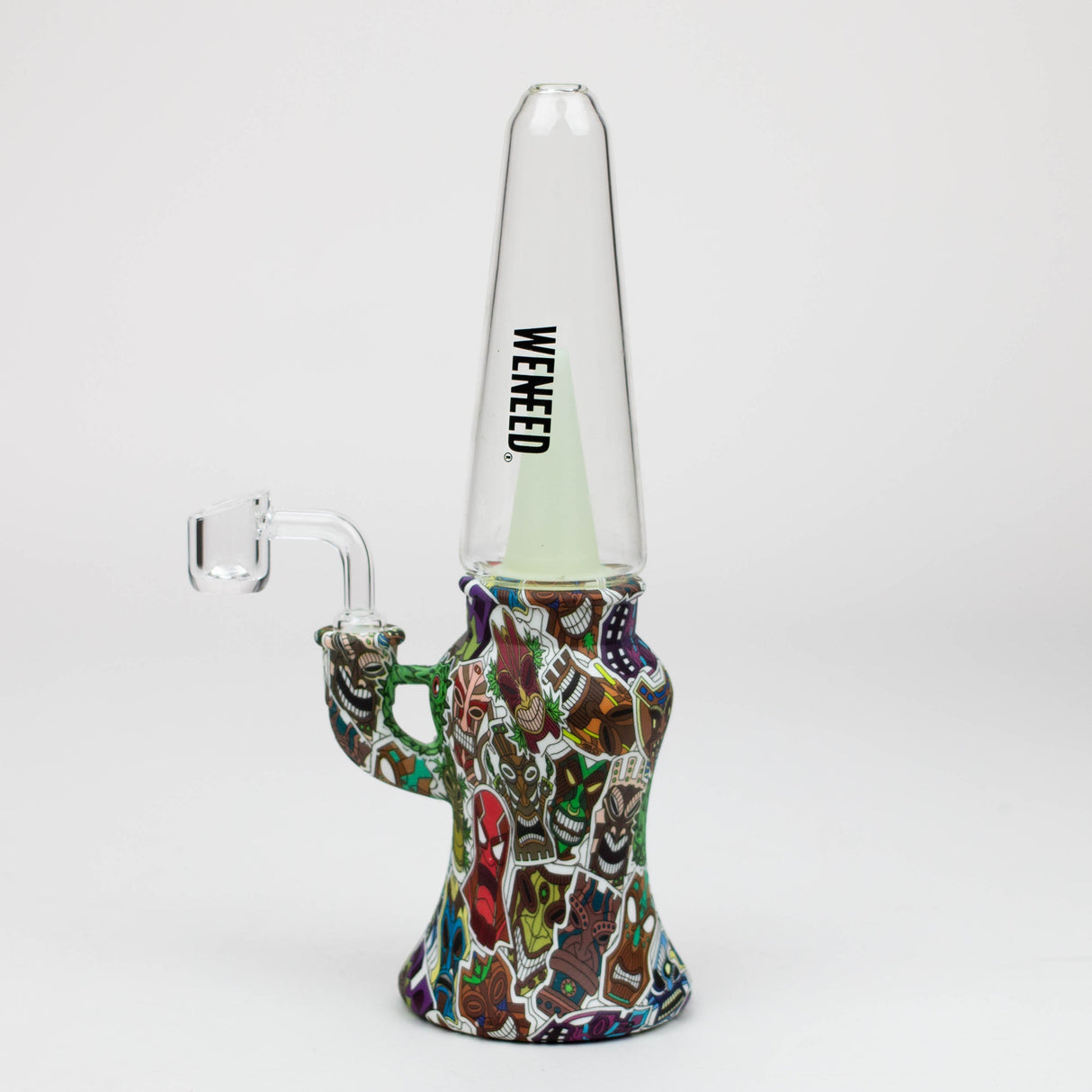 WENEED®- 10'' Silicone Grafiti Rig Resin · Silicone Rig WENEED®