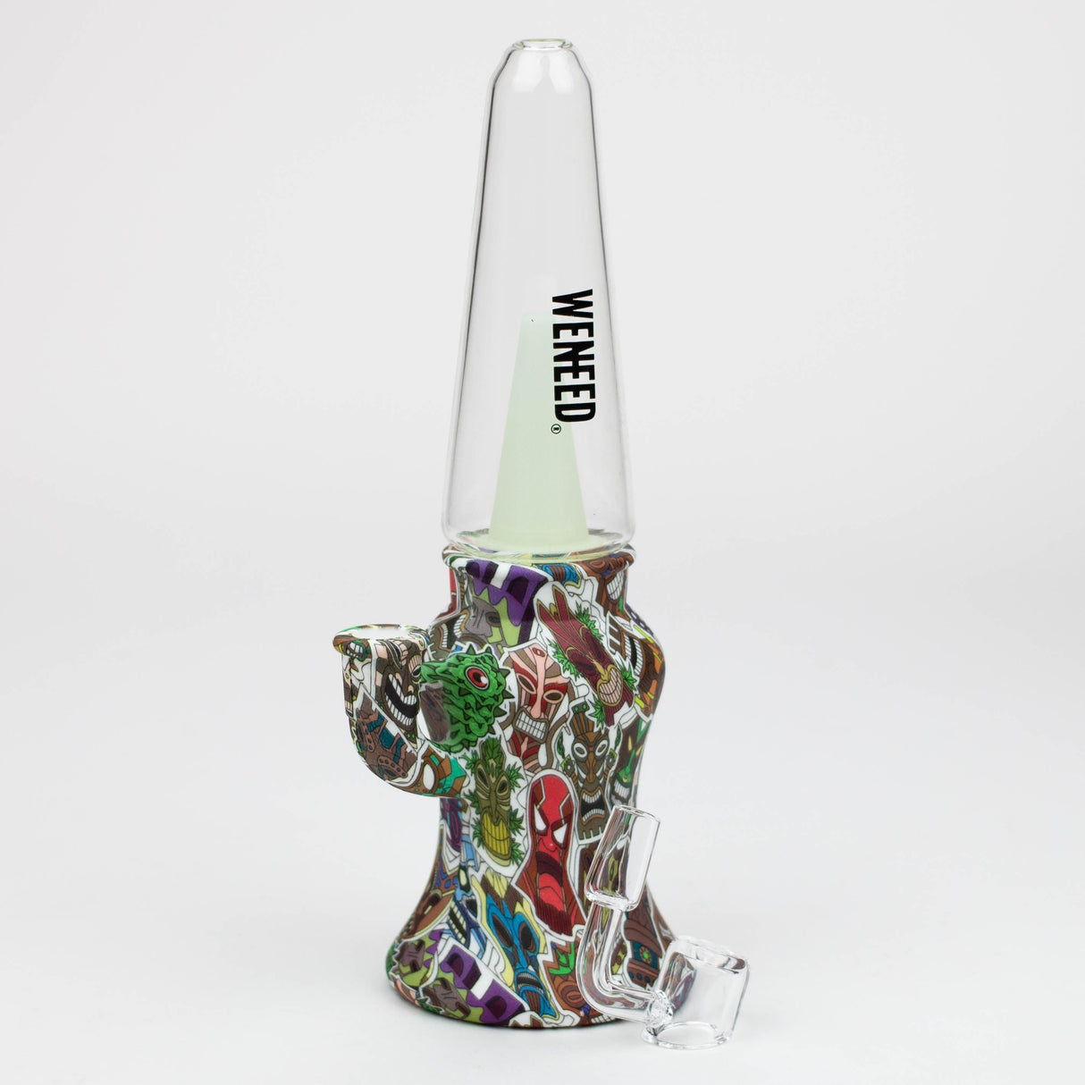 WENEED®- 10'' Silicone Grafiti Rig Resin · Silicone Rig WENEED®