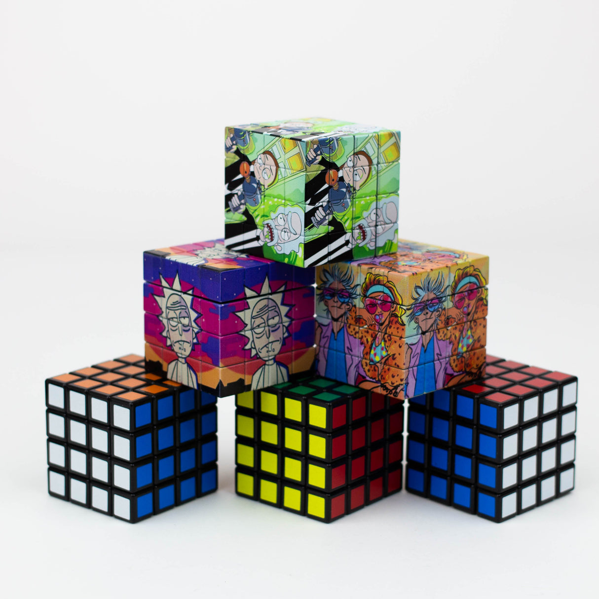 Cartoon Cube Herb Grinder Box of 6 Display Pack BANKA