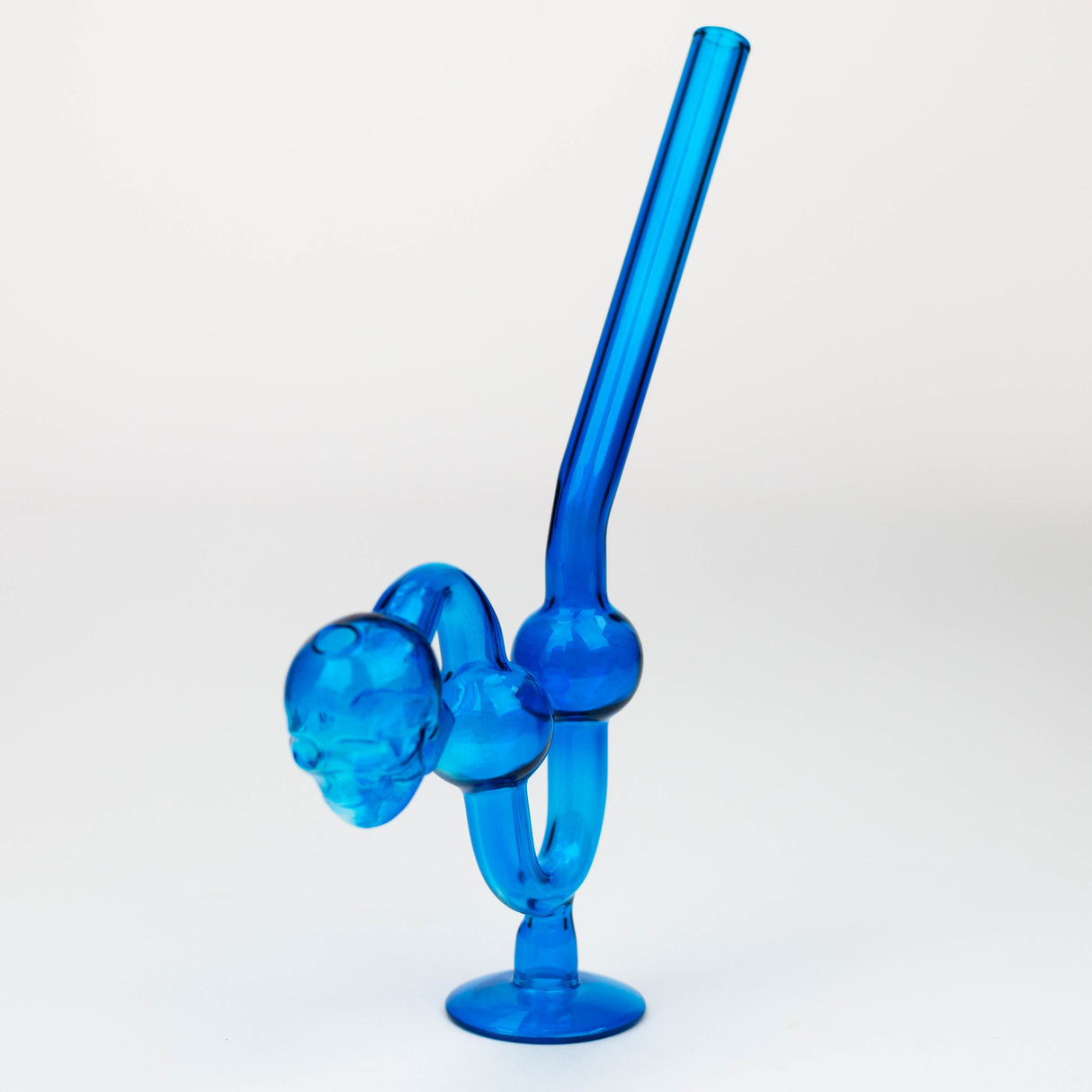 Skull Oil burner color pipe Oil Burner BANKA Blue