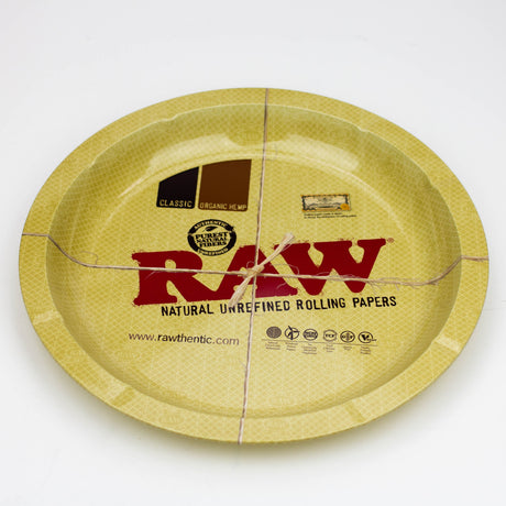 RAW Round Metal Rolling Tray Tray NIBO Distribution