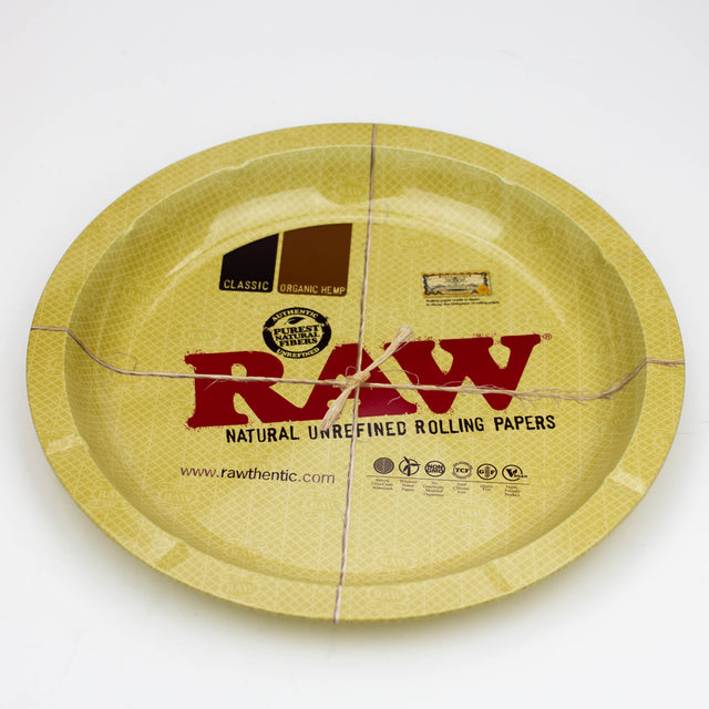 RAW Round Metal Rolling Tray Tray NIBO Distribution
