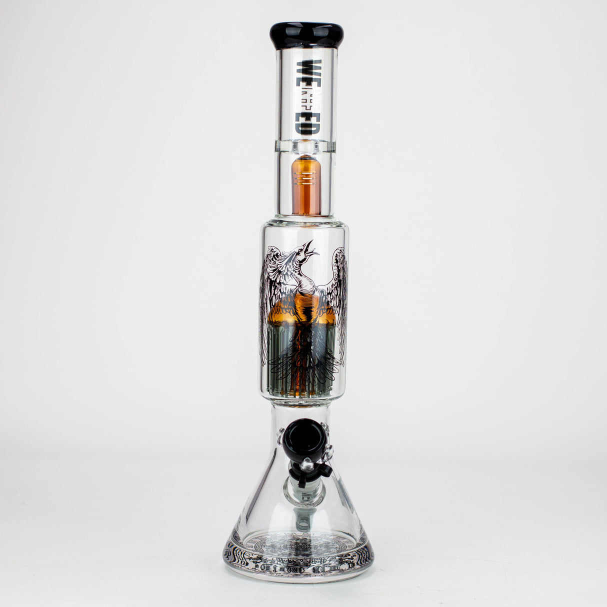 WENEED®-18" Beasts of East Tree Percolator Beaker bong Glass Bong WENEED®