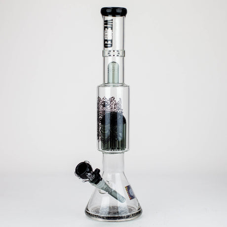 WENEED®-18" Beasts of East Tree Percolator Beaker bong Glass Bong WENEED® Black
