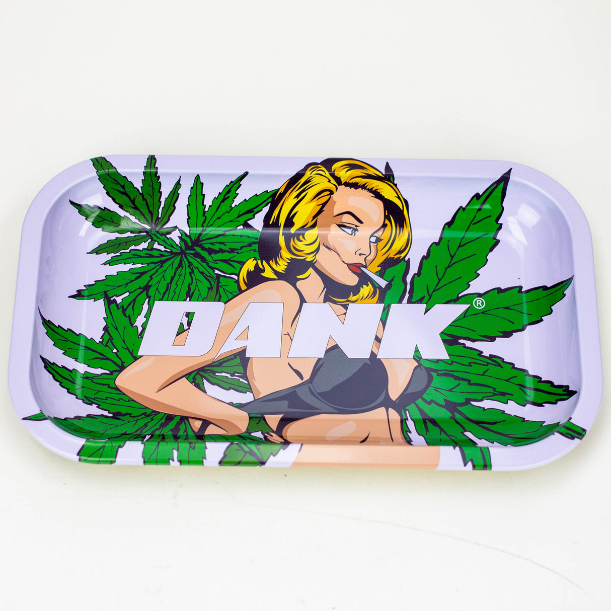 Medium Novelty Tray Tray Smoking Cat Distribution Dank Girl