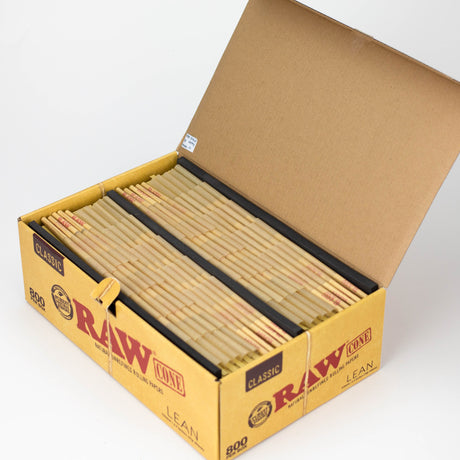 RAW Classic Lean 800 pre-rolled Cones Pre-rolled Cone (Display Pack) ONE