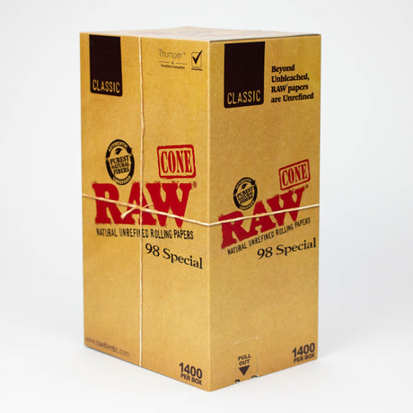 RAW Classic 98/20mm Special pre-rolled 1400 Cones Pre-rolled Cone (Bulk / Tower) ONE