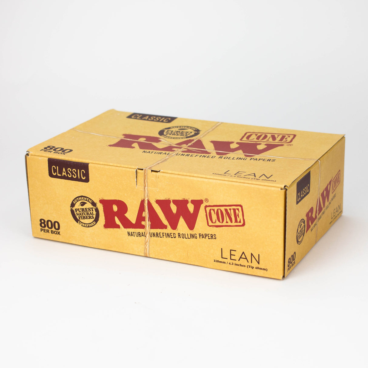 RAW Classic Lean 800 pre-rolled Cones Pre-rolled Cone (Display Pack) ONE