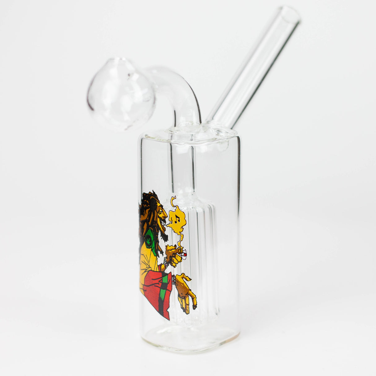 4.5" Bubble oil Bong Glass Rig Canadian Distributor Smoking Lion