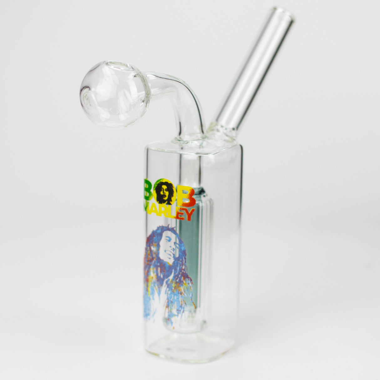 4.5" Bubble oil Bong Glass Rig Canadian Distributor Rasta Man B