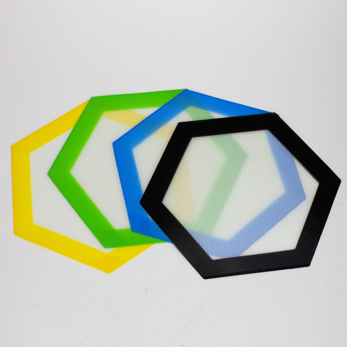 Non-Stick Silicone Dab Mats -Hexagon Tray Canadian Distributor