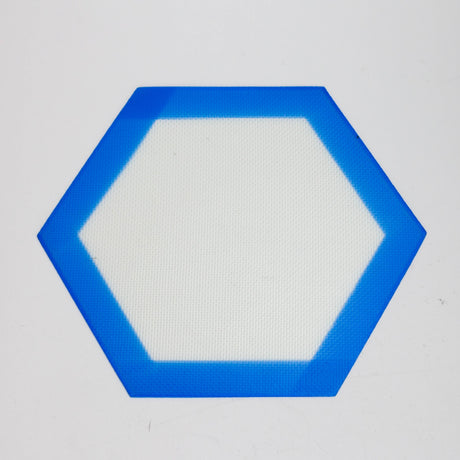 Non-Stick Silicone Dab Mats -Hexagon Tray Canadian Distributor Large-Blue