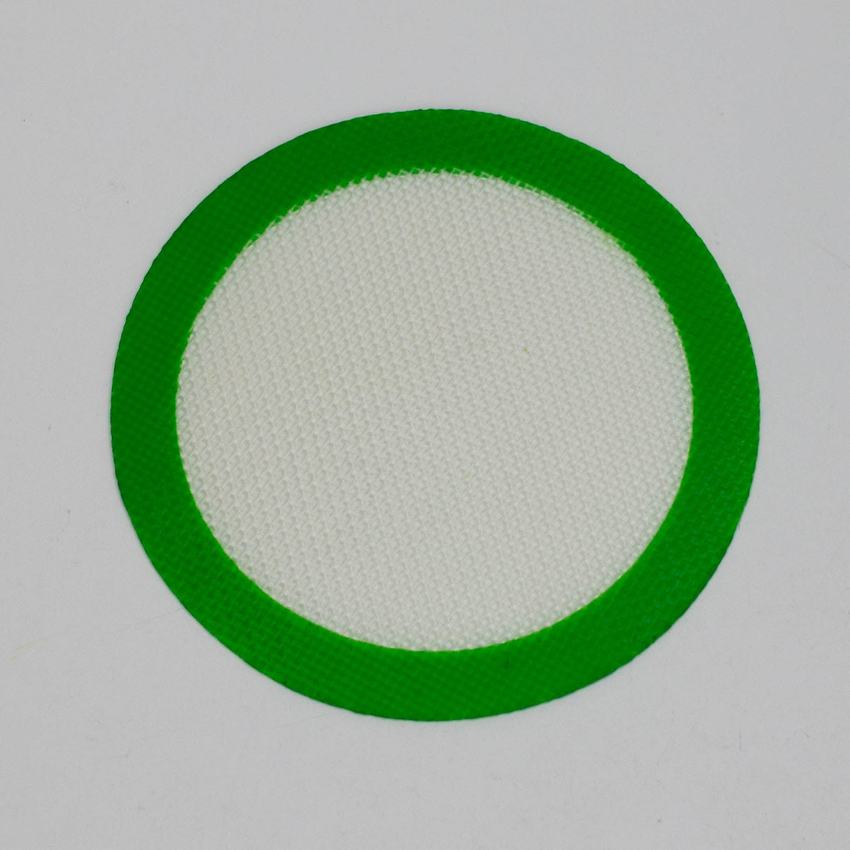 Non-Stick Silicone Dab Mats -Round Tray Canadian Distributor Small-Green
