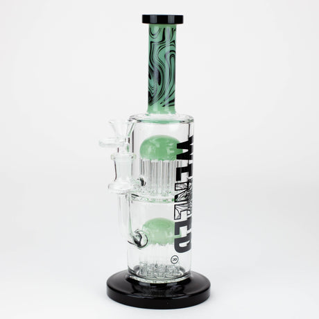 WENEED®-10.5" Weneed Dark Matter Duo Glass Bong Glass Rig WENEED® Jade Green