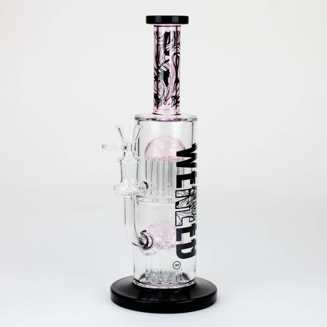 WENEED®-10.5" Weneed Dark Matter Duo Glass Bong Glass Rig WENEED® Pink