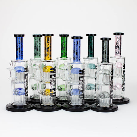 WENEED®-10.5" Weneed Dark Matter Duo Glass Bong Glass Rig WENEED®
