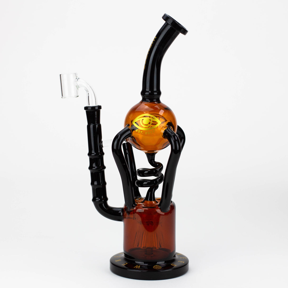 WENEED®-12" Weneed Dark Alchemy Recycler Rig Glass Rig WENEED®