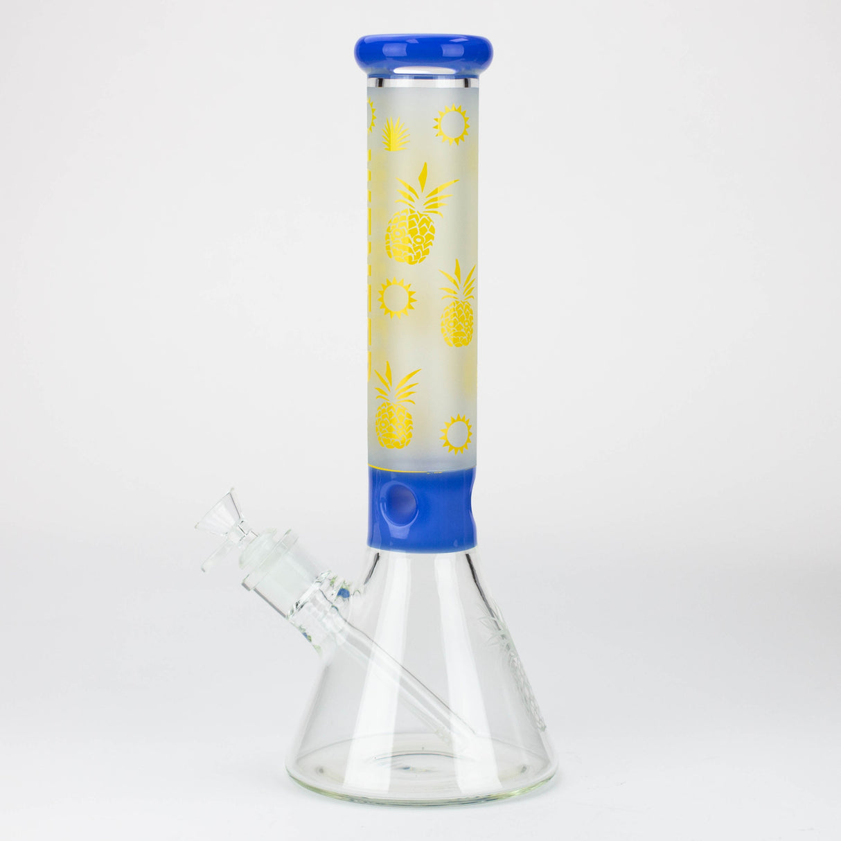 WENEED®-14" Weneed Frosted Pineapple 7mm Glass Bong Glass Bong WENEED®
