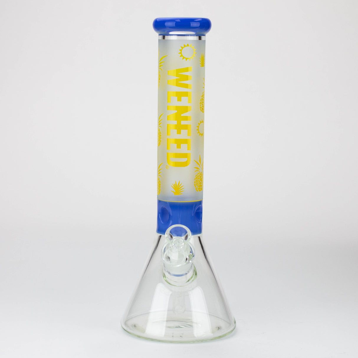 WENEED®-14" Weneed Frosted Pineapple 7mm Glass Bong Glass Bong WENEED®
