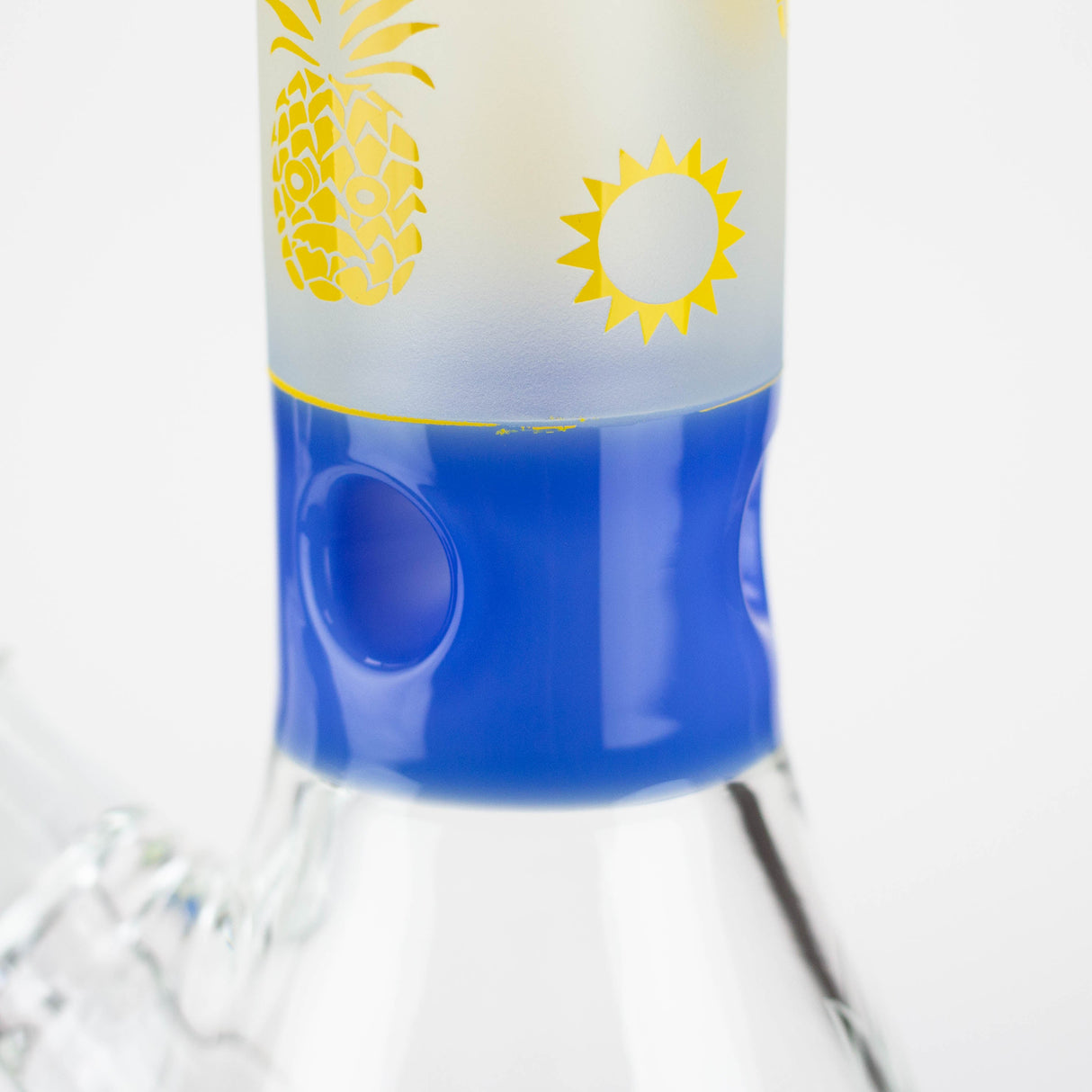 WENEED®-14" Weneed Frosted Pineapple 7mm Glass Bong Glass Bong WENEED®
