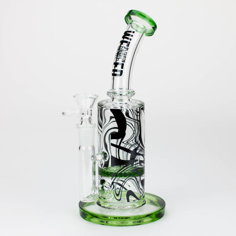 WENEED®-8.5" Weneed Dark Matter Water Pipe Glass Rig WENEED® Green