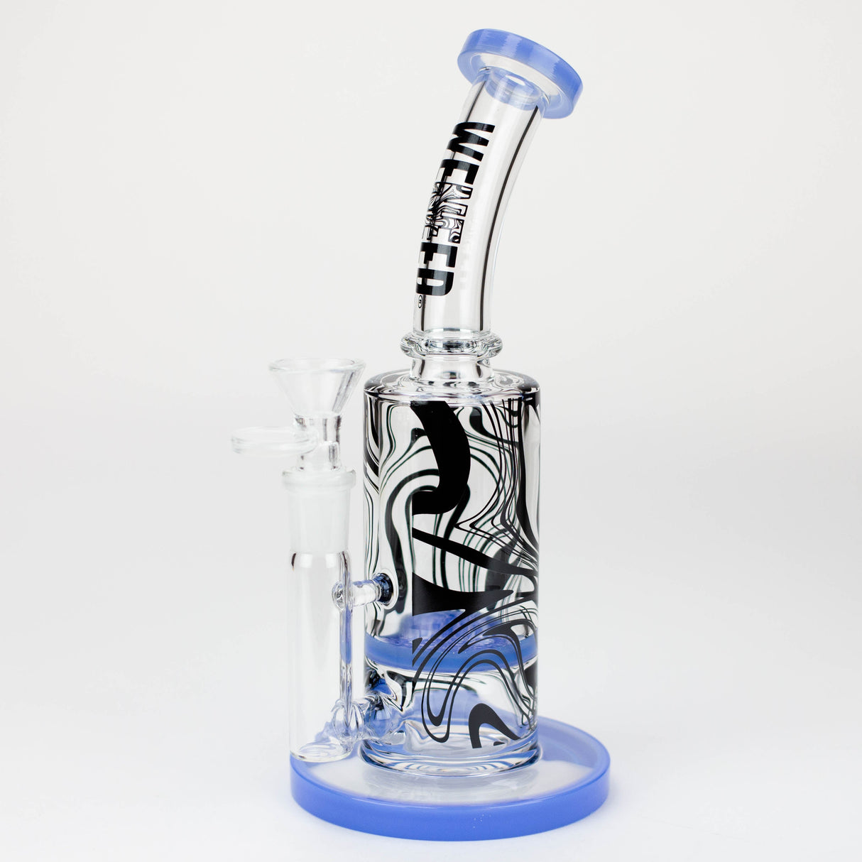 WENEED®-8.5" Weneed Dark Matter Water Pipe Glass Rig WENEED® Jade Blue