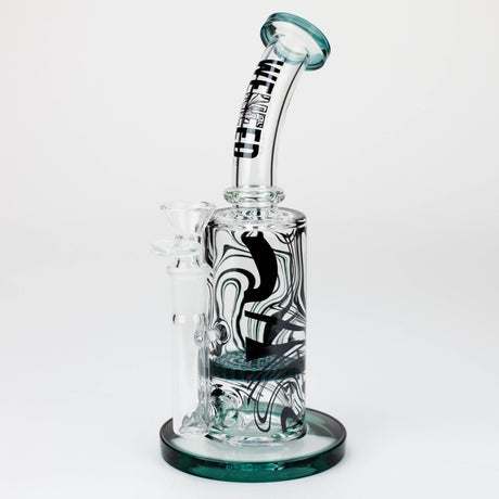 WENEED®-8.5" Weneed Dark Matter Water Pipe Glass Rig WENEED® Lake Green