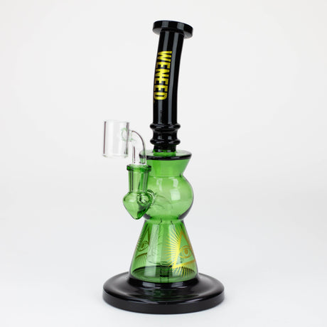 WENEED®-10" Weneed Dark Arc Rig Glass Rig WENEED® Green