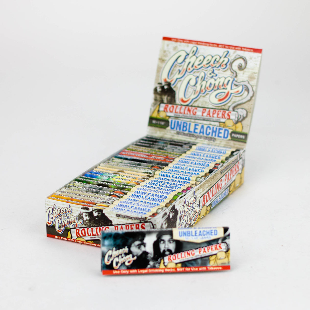 Cheech and Chong Unbleached Papers - 1 1/4" 1 - 1/4" Size ONE