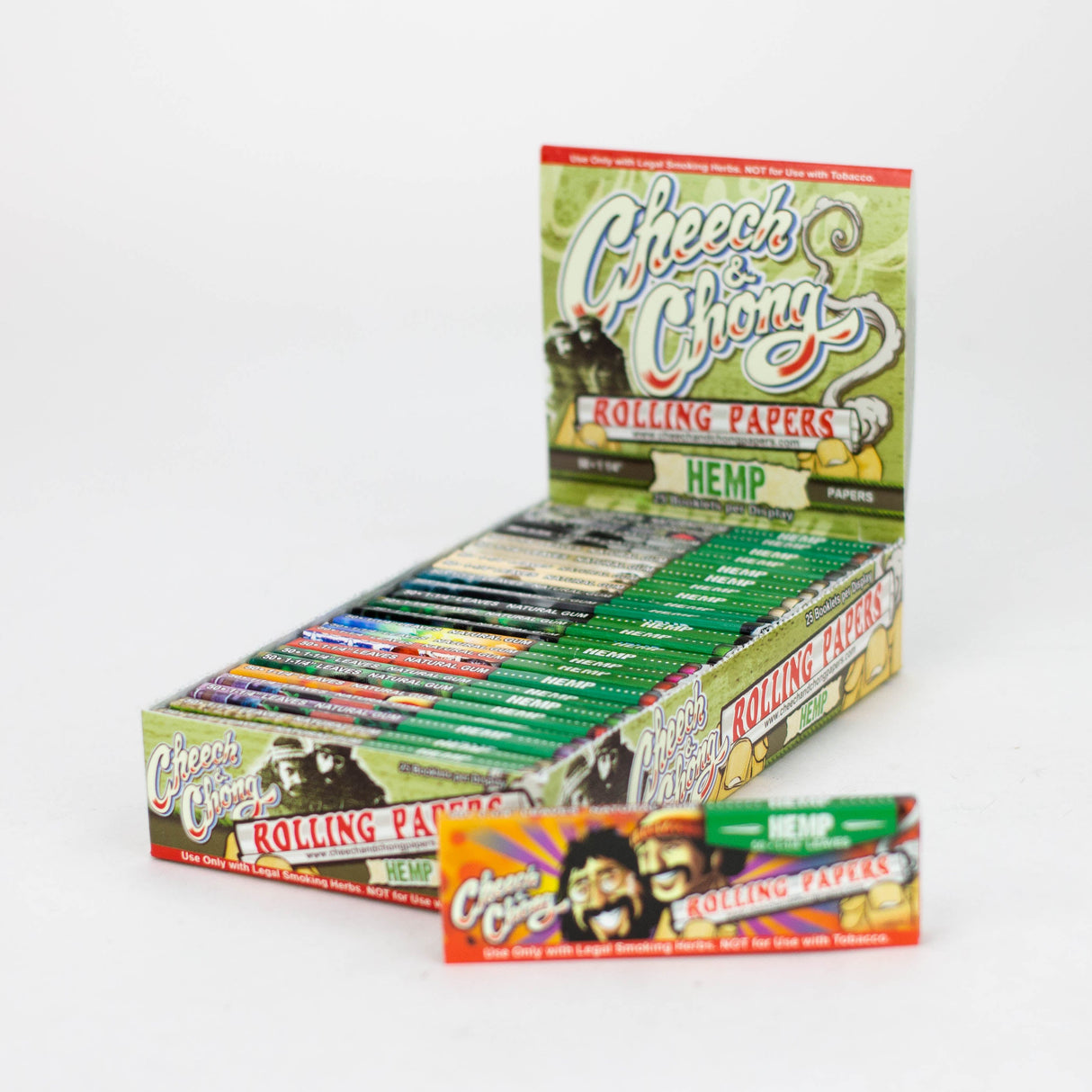 Cheech and Chong Hemp Papers - 1 1/4" 1 - 1/4" Size ONE