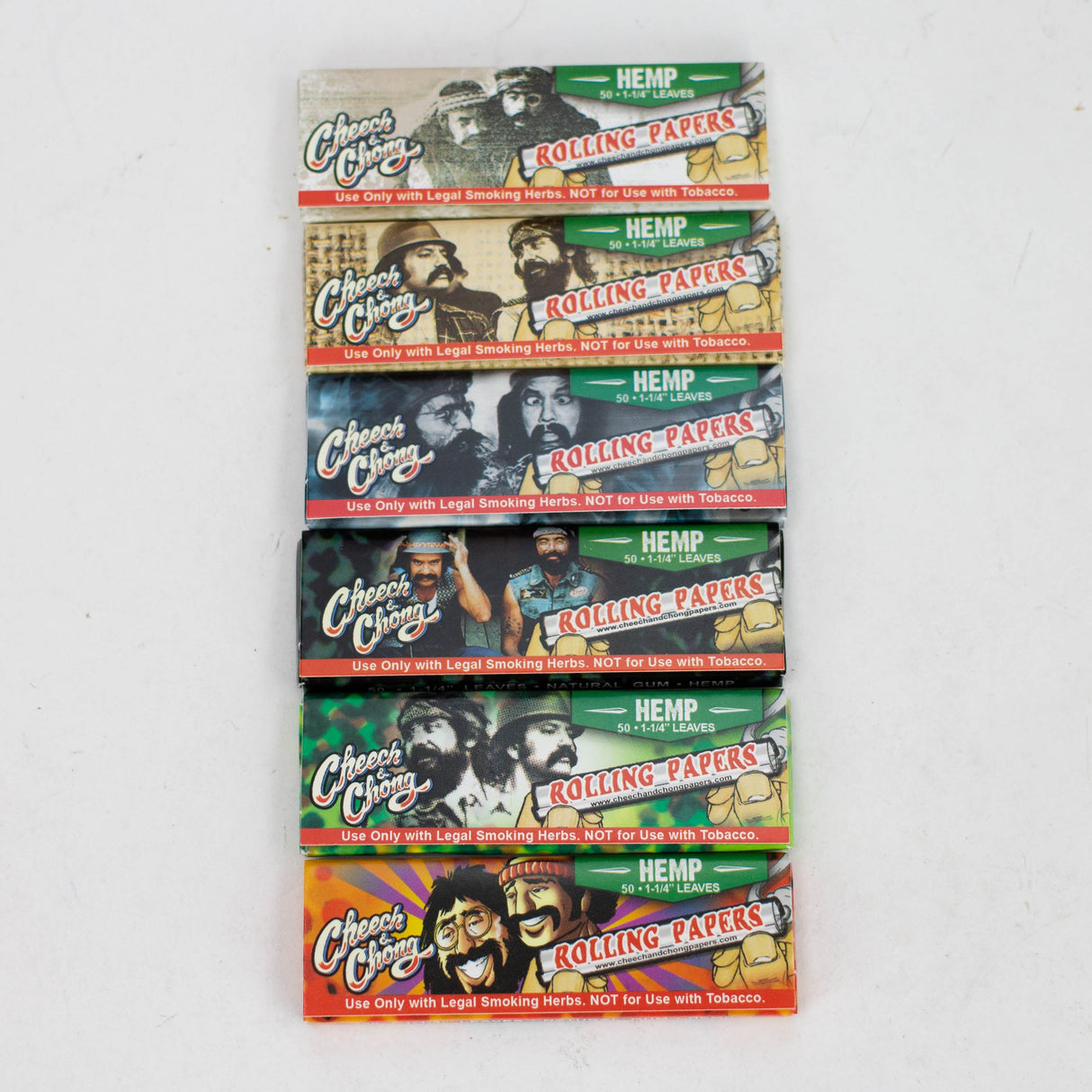 Cheech and Chong Hemp Papers - 1 1/4" 1 - 1/4" Size ONE