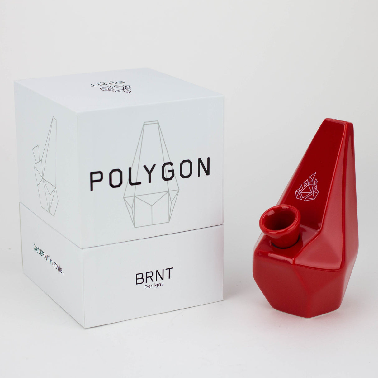 BRNT designs | Polygon Ceramic Bong BRNT Designs