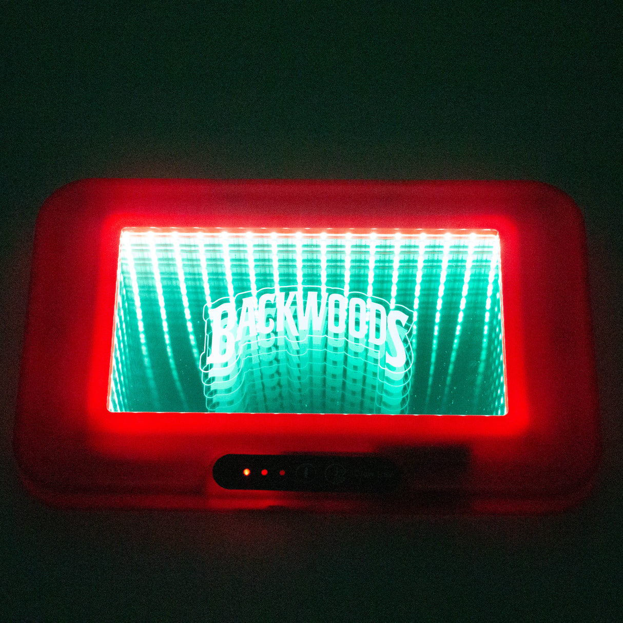 Infinity Mirror LED Rolling Tray Tray Purple Haze Smoke Inc BACKWOOD