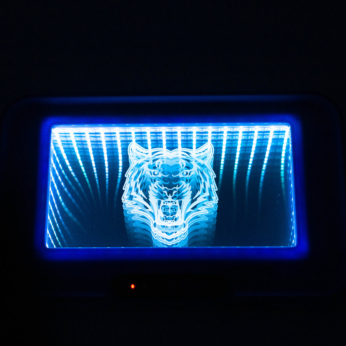 Infinity Mirror LED Rolling Tray Tray Purple Haze Smoke Inc LION