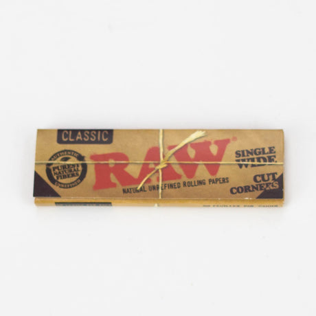Raw classic single wide cut corners Single Wide Size ONE