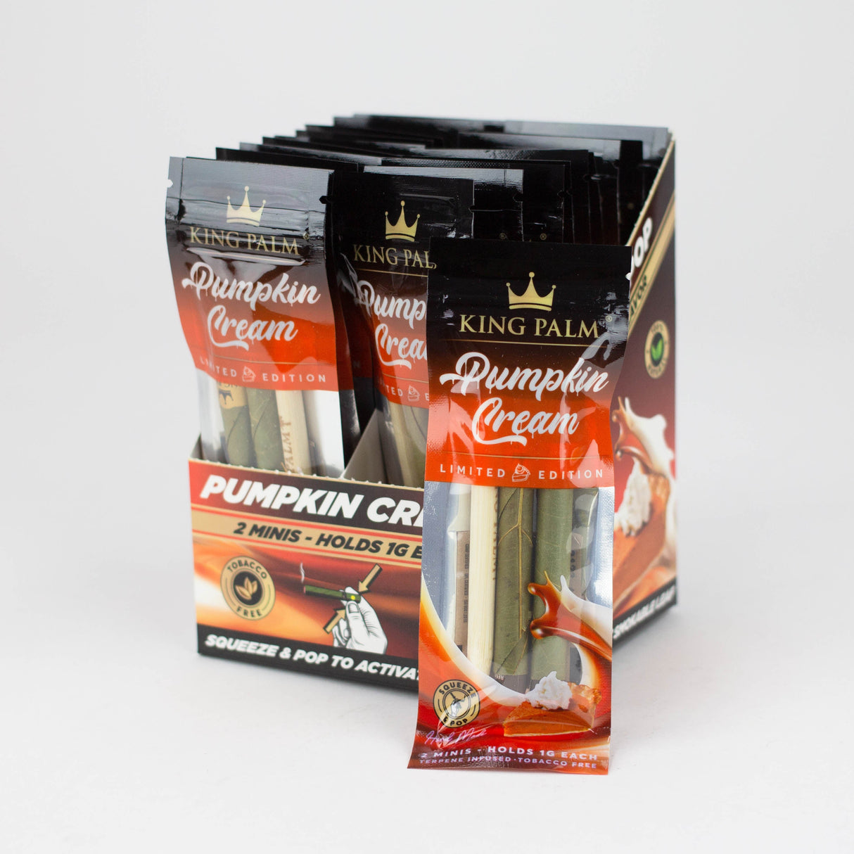 King Palm Hand-Rolled flavor 2 Mini Leaf Leaf Wrap ONE