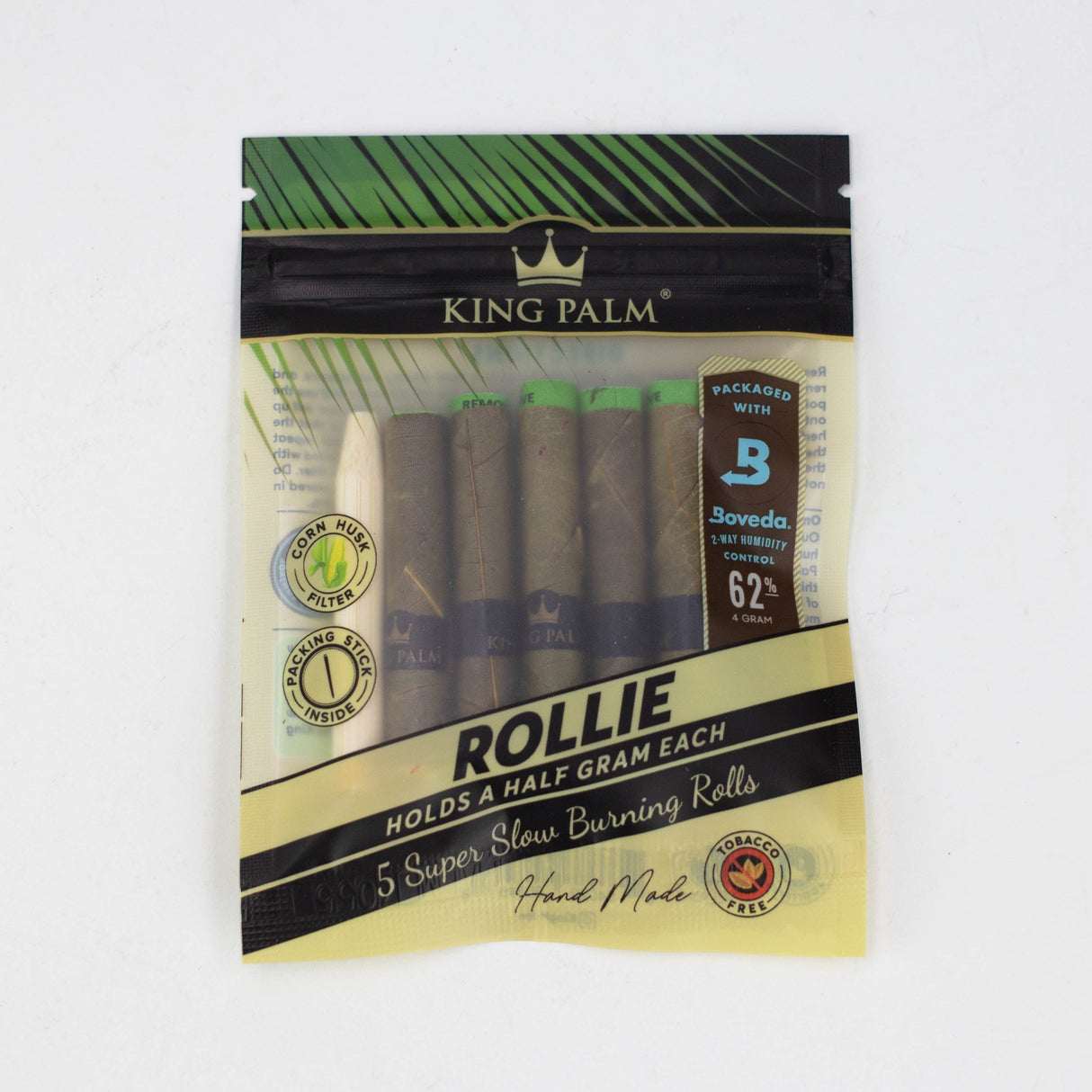 King Palm-Rollie Box of 15 Leaf Wrap ONE
