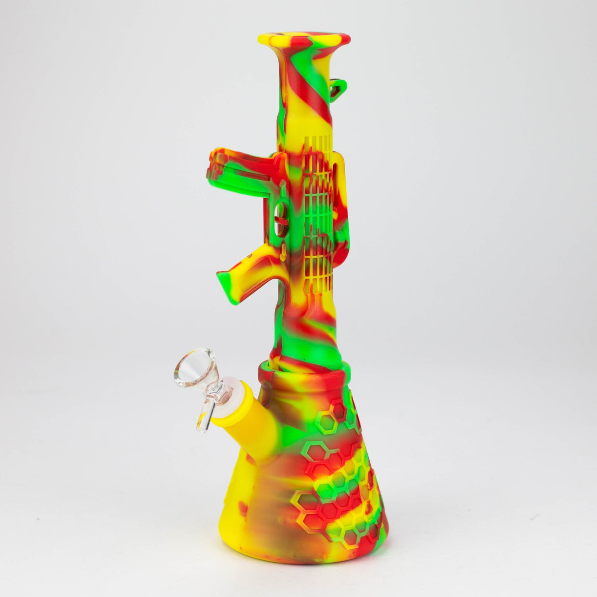 Fortune | 11-½" Silicone AK-47 Bong-Assorted Resin · Silicone · Plastic Bong Super Supplys Inc