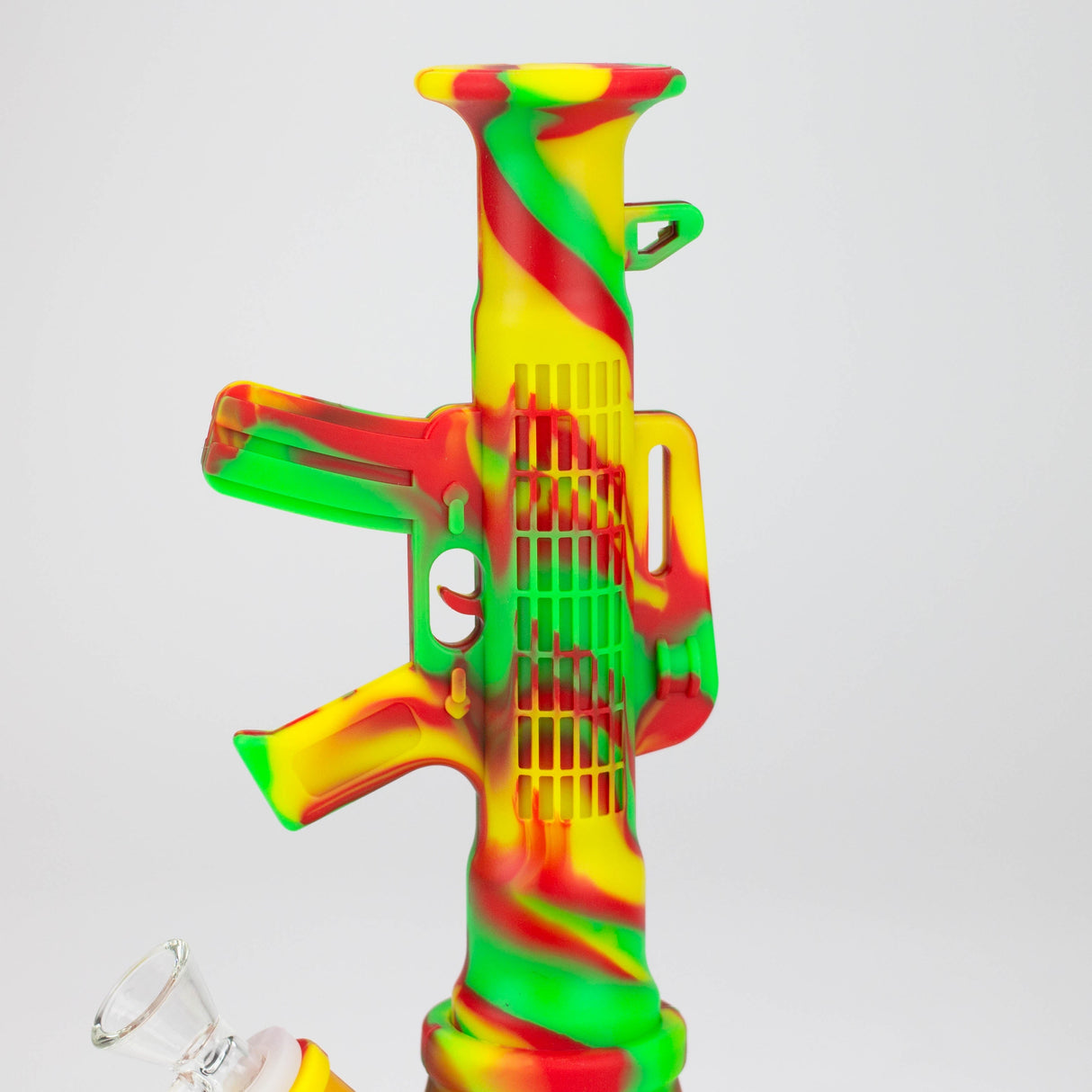 Fortune | 11-½" Silicone AK-47 Bong-Assorted Resin · Silicone · Plastic Bong Super Supplys Inc