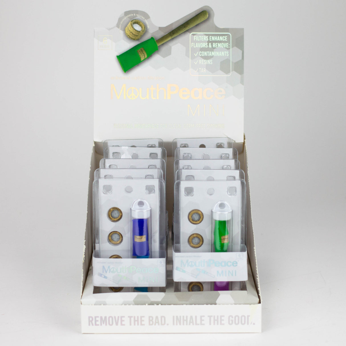 MOOSE LABS | Silicone Mouthpeace Mini Starter set display of 10 Display Pack Smoking Cat Distribution